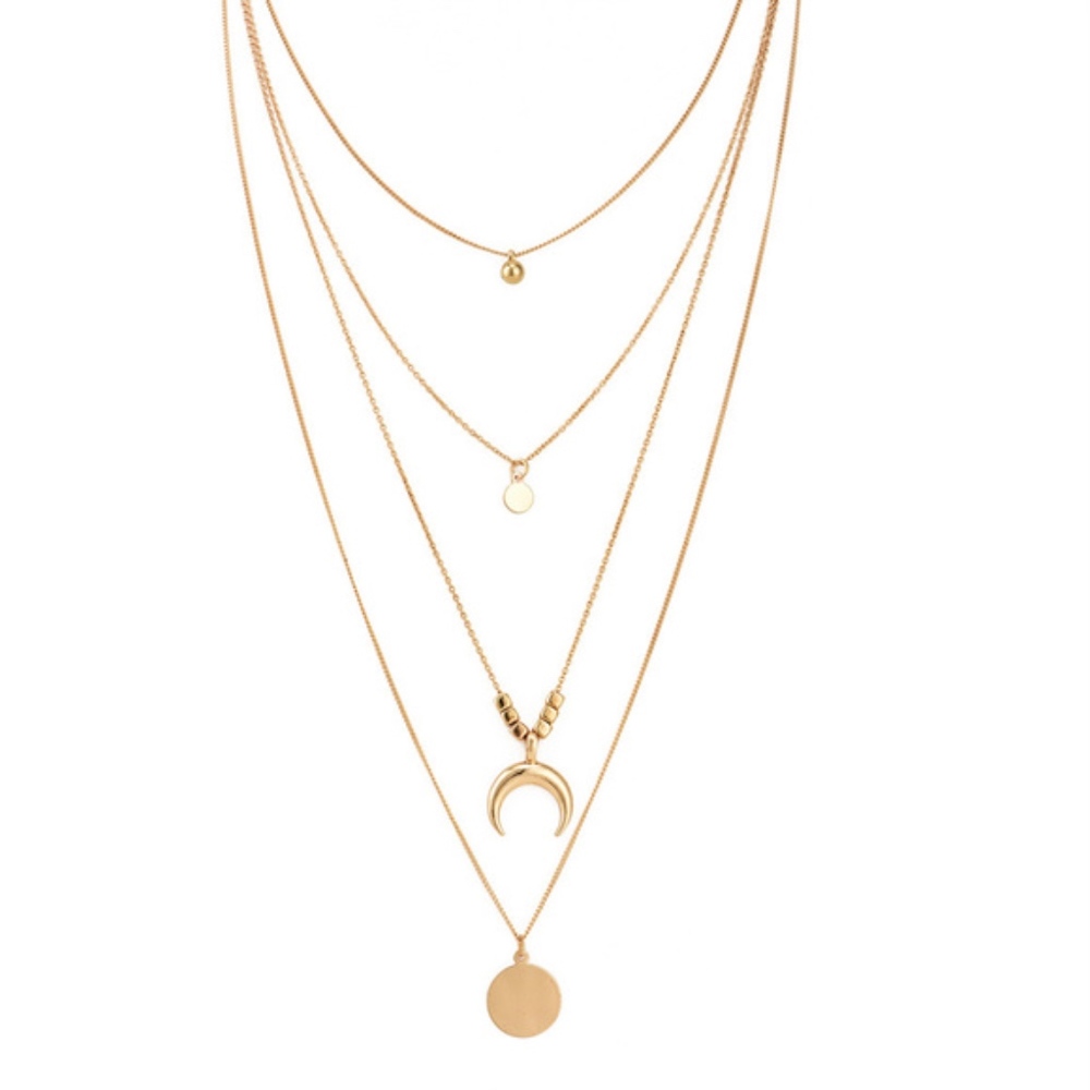 APHRODITE Layered Necklace - Picture 2 of 2